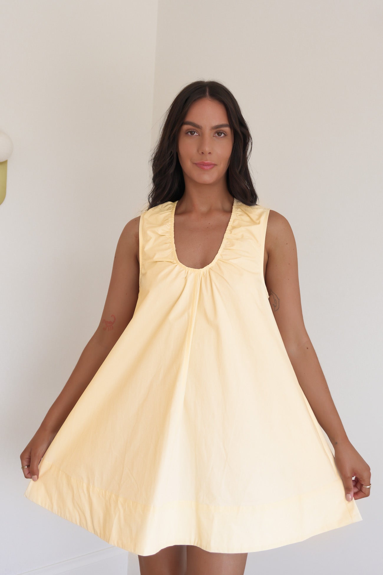 Zahni Mini Dress Butter