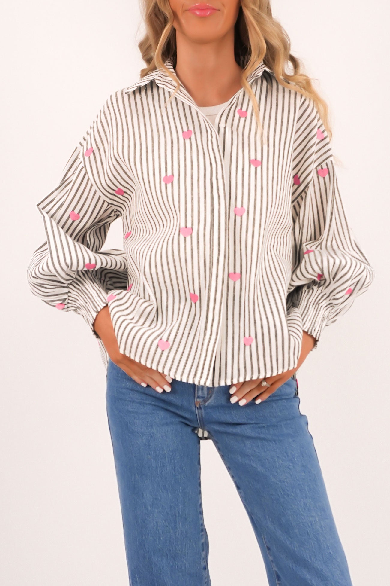 Zavier Shirt Black Stripe