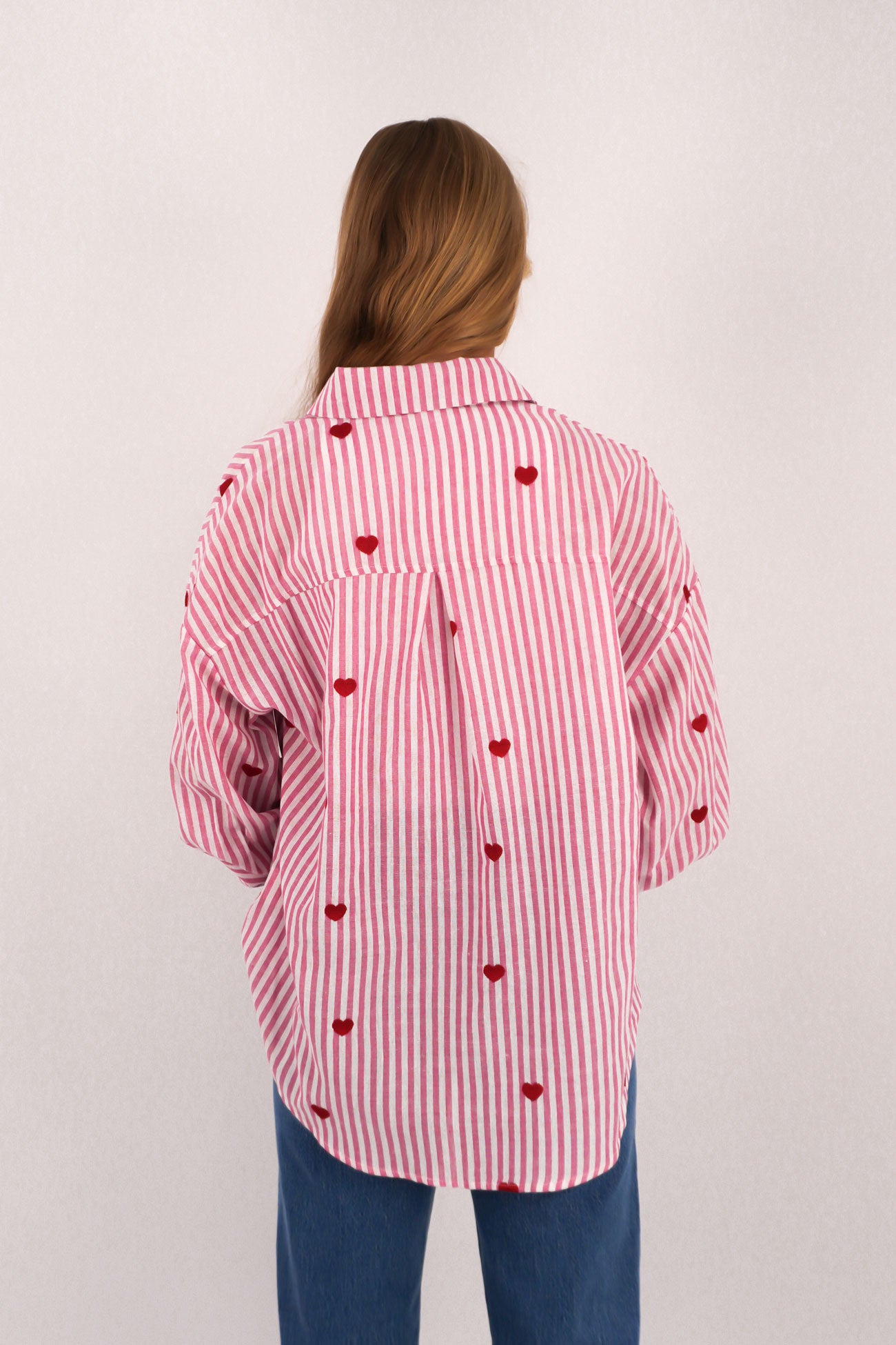 Zavier Shirt Pink Stripe