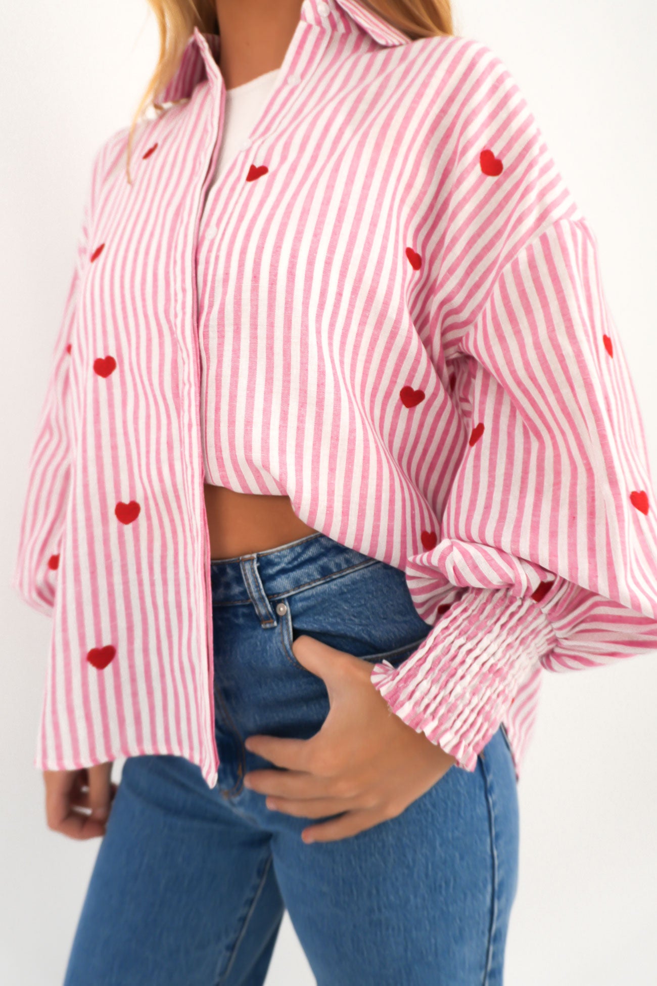 Zavier Shirt Pink Stripe