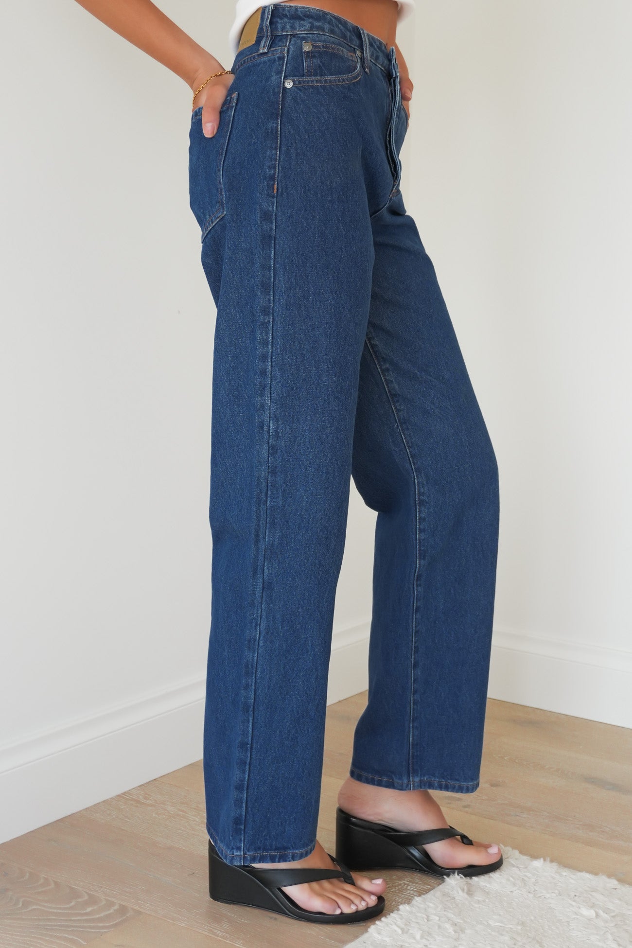 Zia Relaxed Straight Jean Heritage Blue