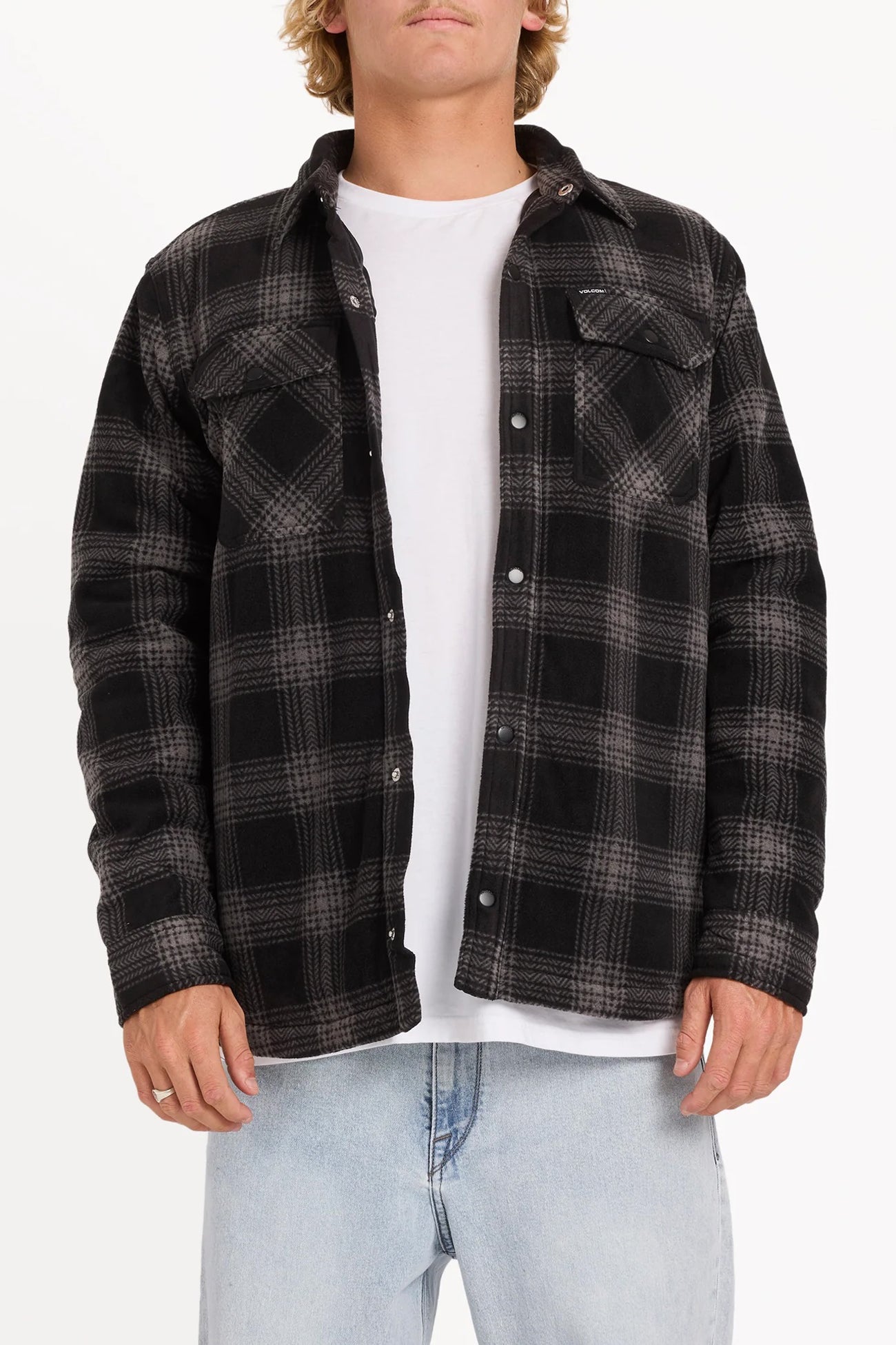 Bowered Fleece Long Sleeve Dusk Grey