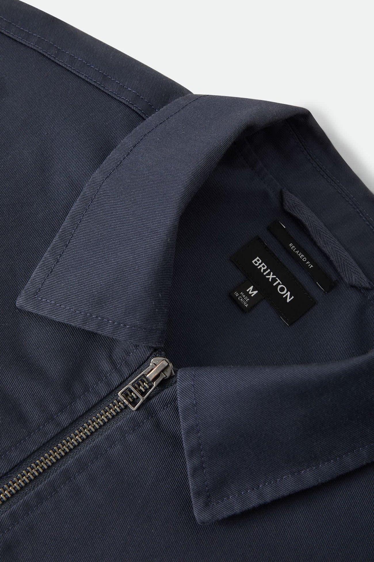 Trademark Light Weight Garage Zip Jacket Washed Navy