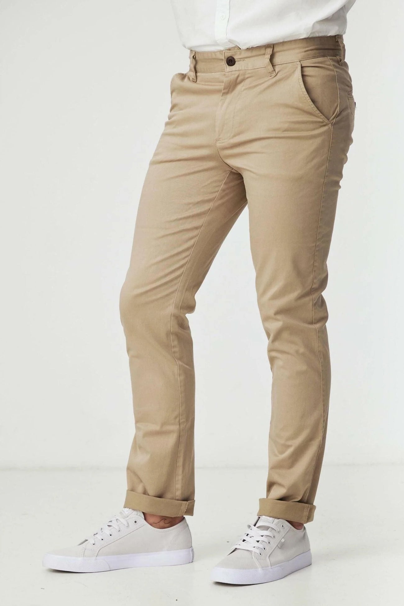 Clay Slim Chino Pant Stone