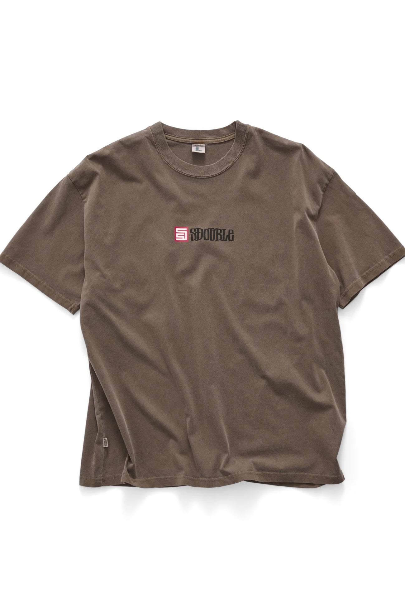 S Cube Mid Block Short Sleeve Tee Pigment Ash