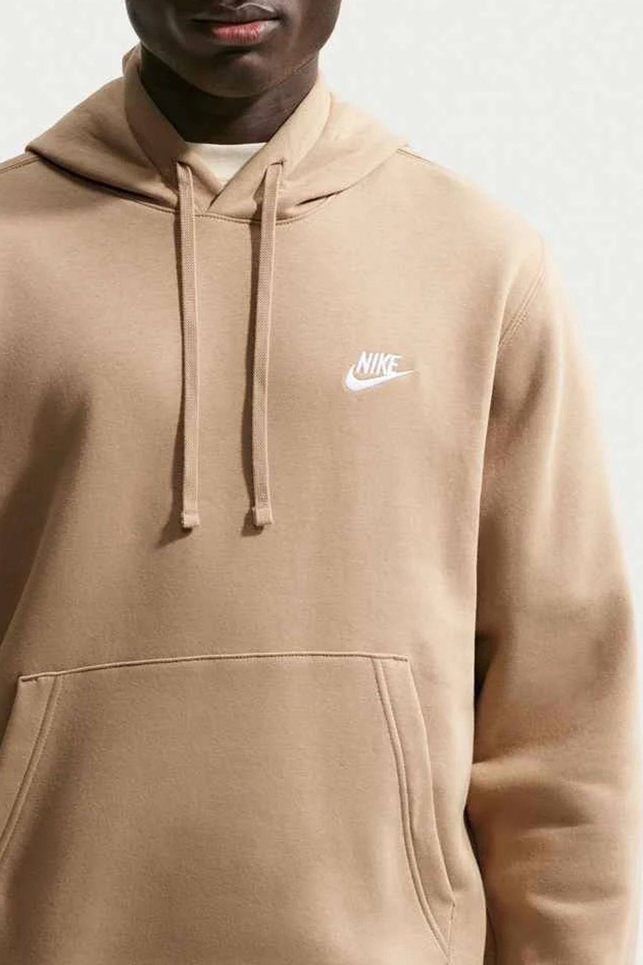 Nike Sportswear Club Pullover Hoodie Parachute Beige