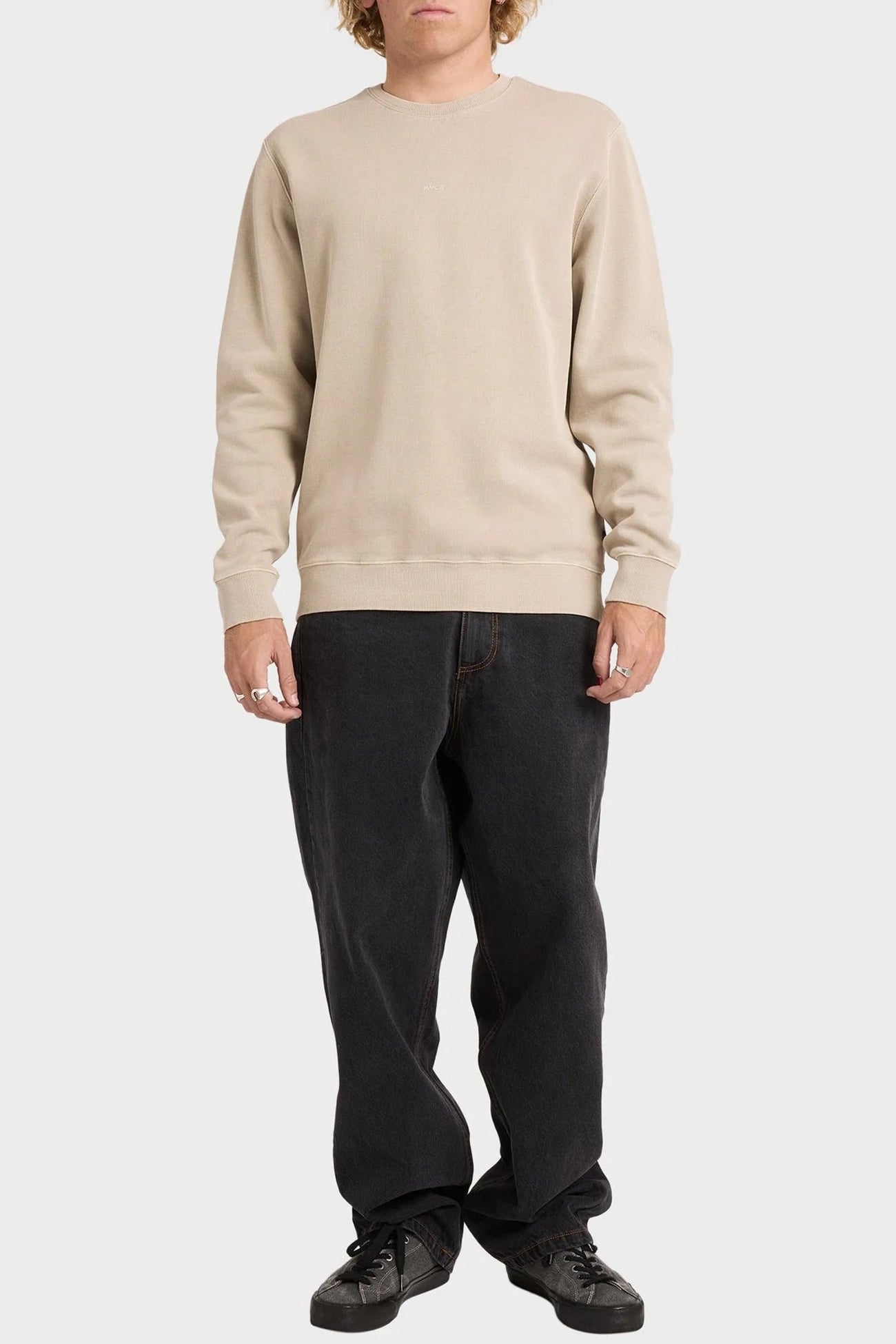 Little RVCA Crew Light Khaki