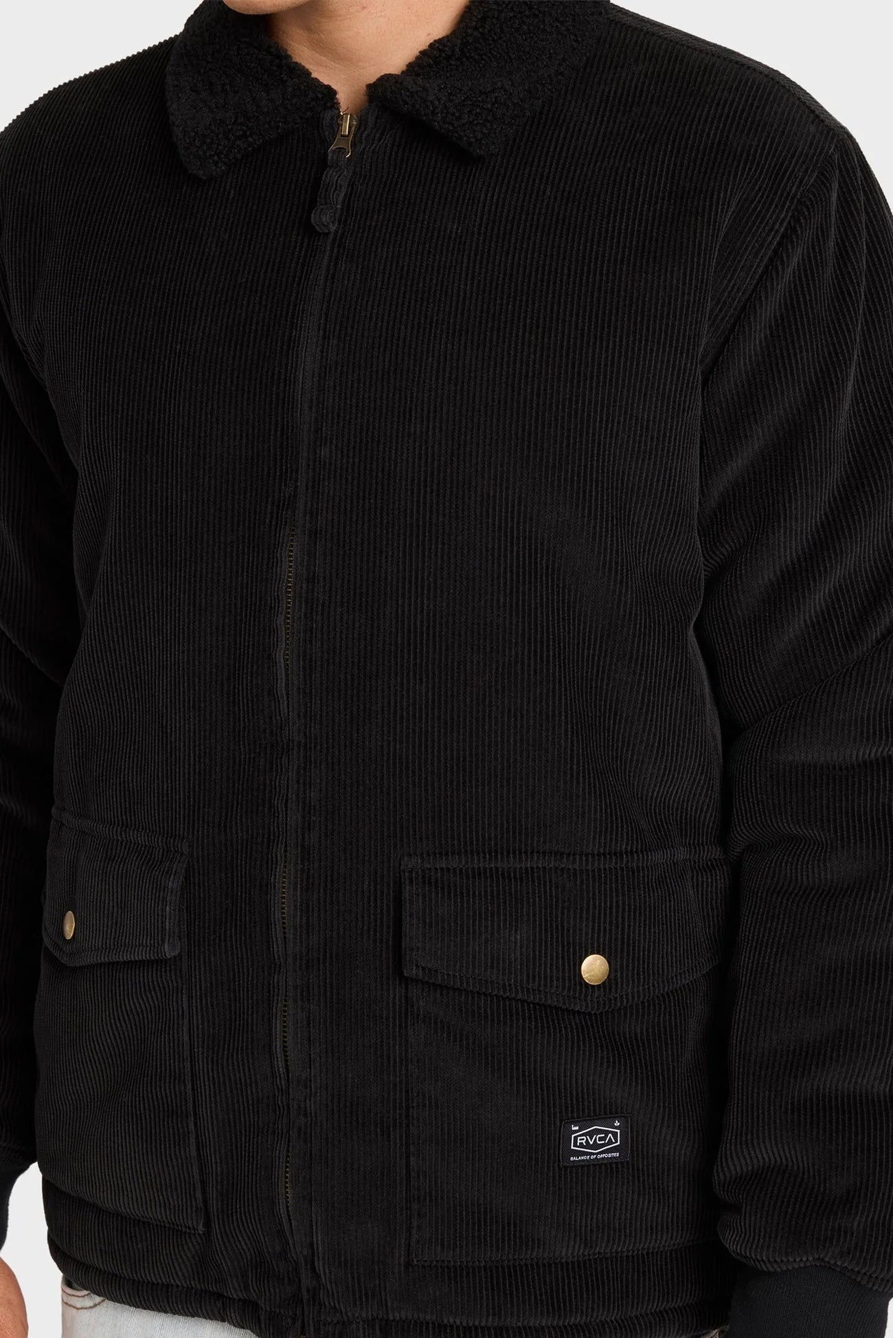 Station Cord Jacket RVCA Black