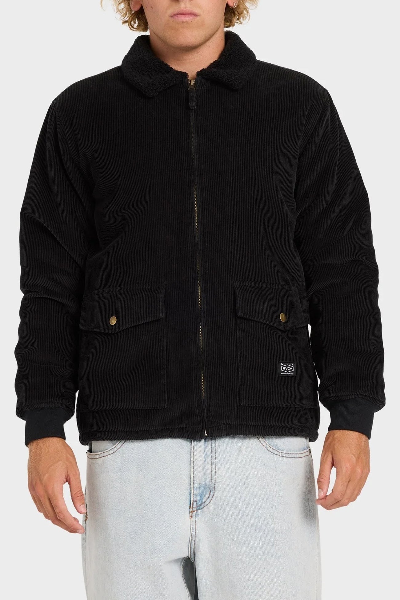 Station Cord Jacket RVCA Black