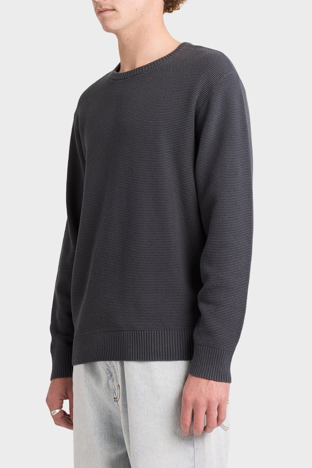 Duke Crew Knit Garage Blue