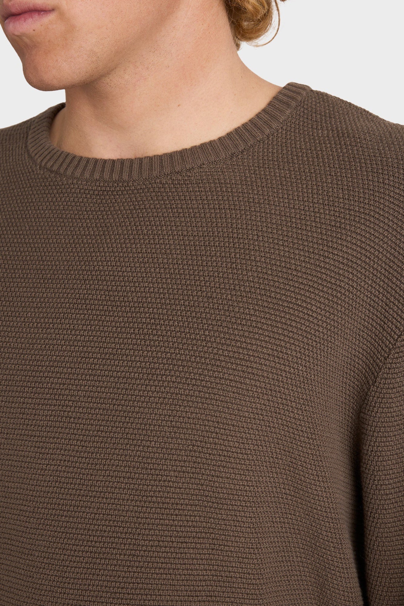 Duke Crew Knit Mocha