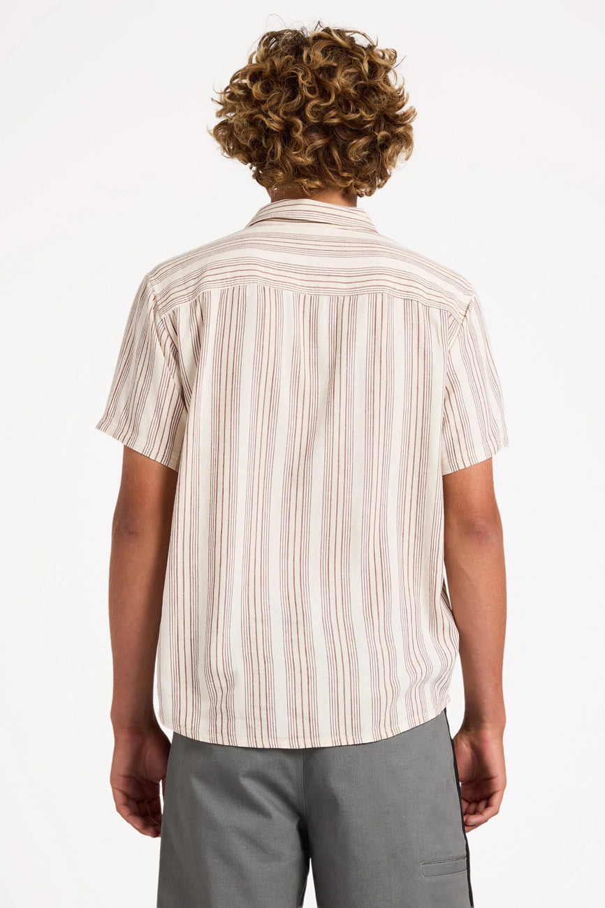 Beat Stripe Short Sleeve Shirt Natural
