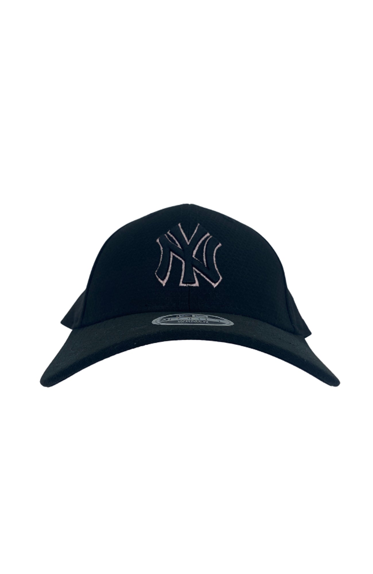 New York Yankees 9FORTY Strapback Black Hexagon Pink