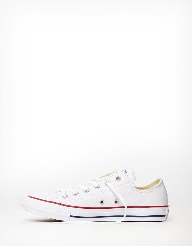CT All Star Leather Ox White Converse - Jean Jail