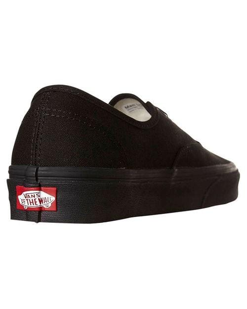 Authentic Black/Black Vans - Jean Jail