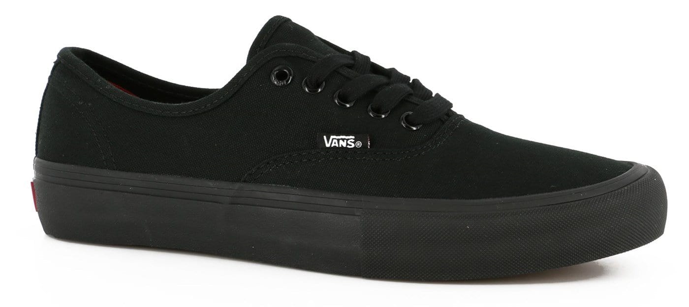 Authentic Black/Black Vans - Jean Jail