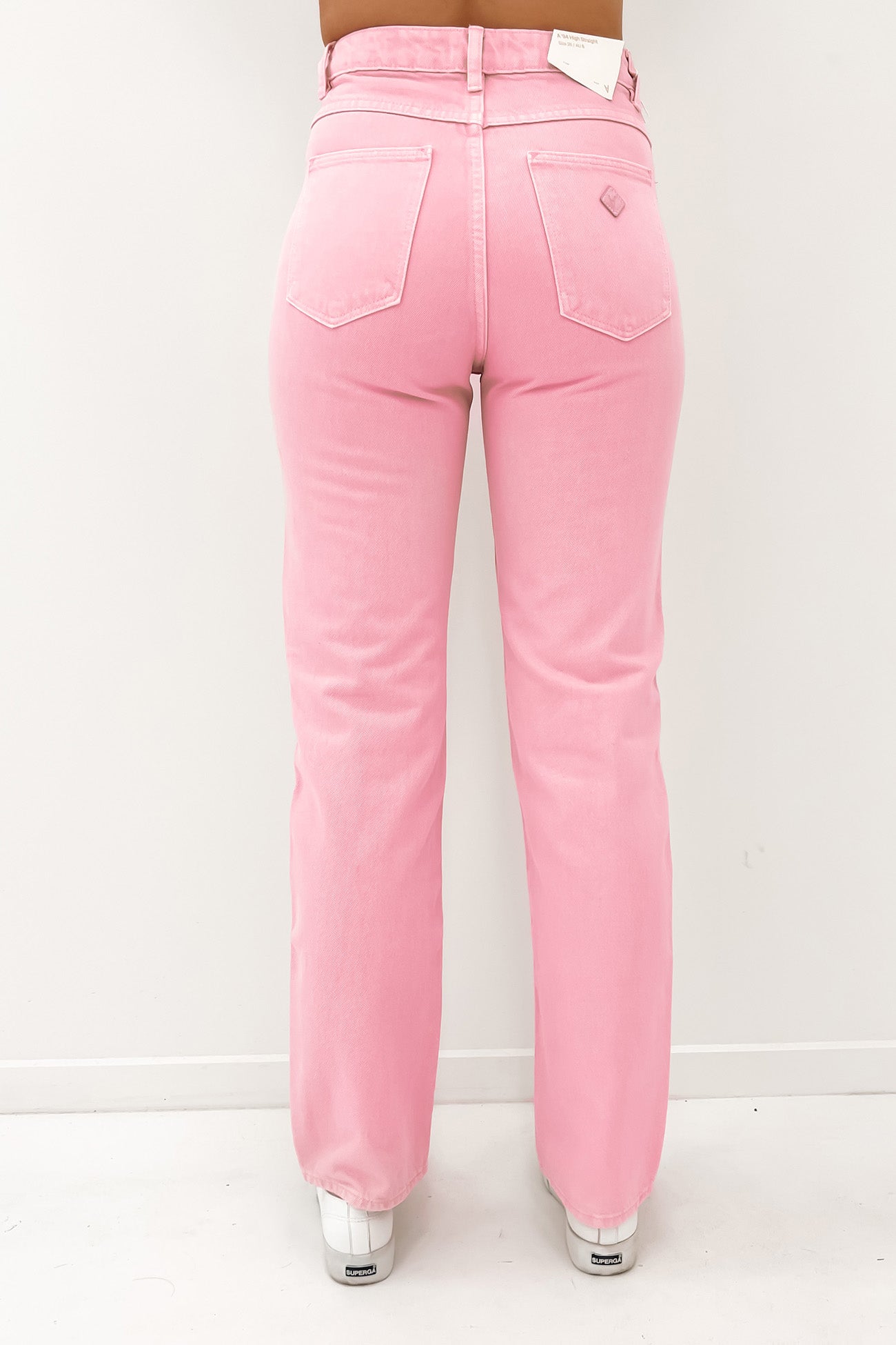 A 94 High Straight Jean Cherry Blossom