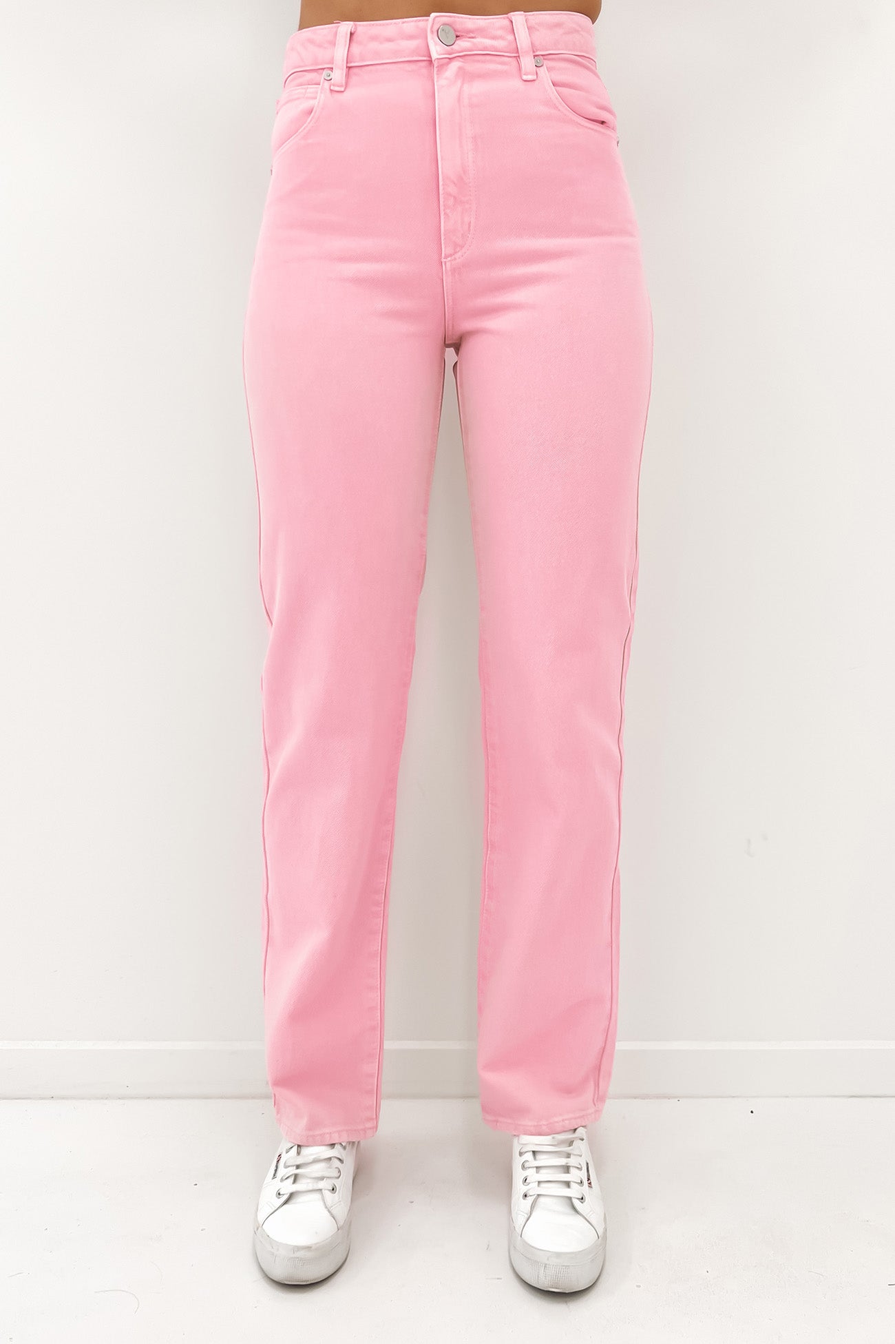 A 94 High Straight Jean Cherry Blossom