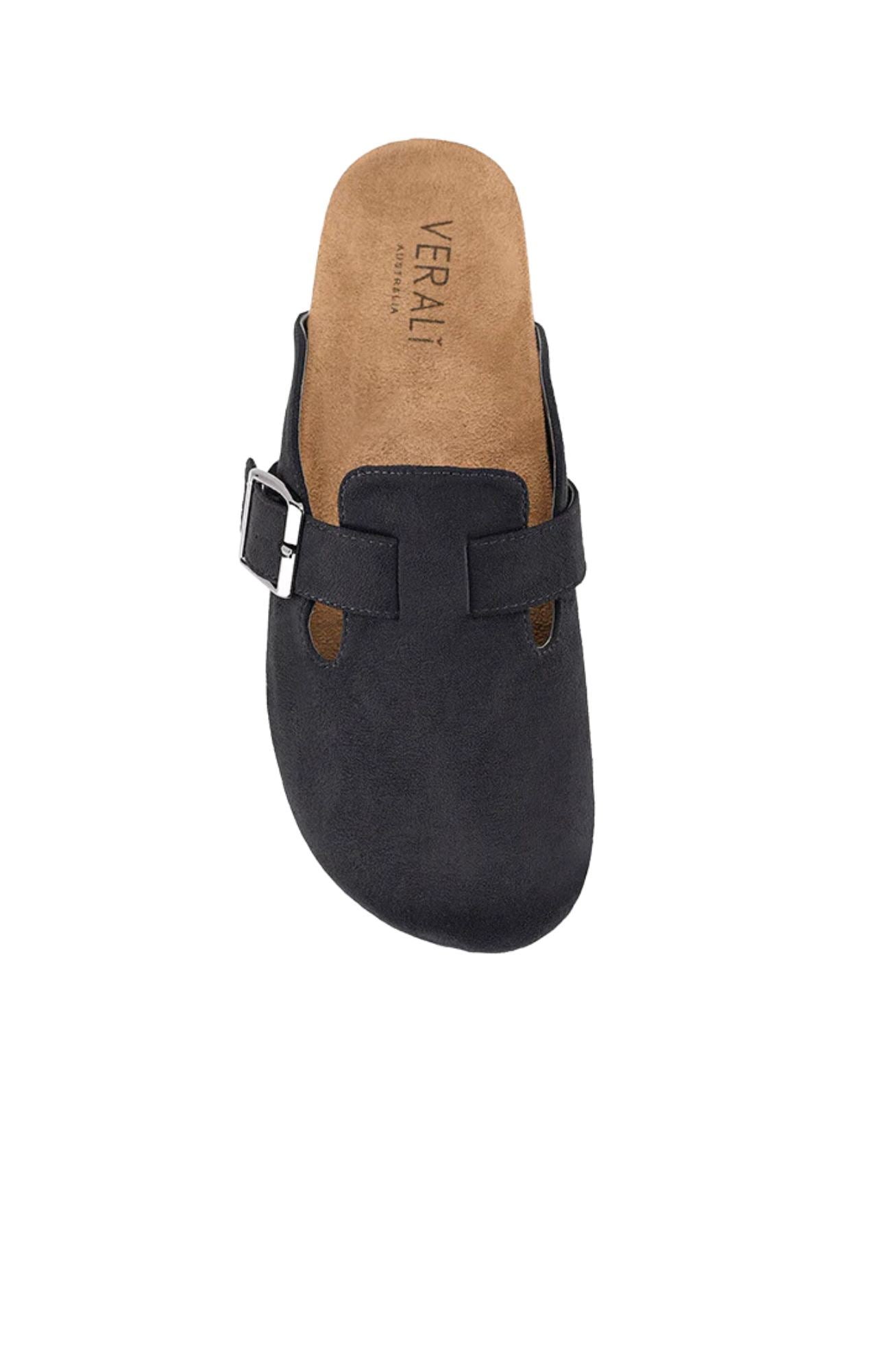 Xion Footbed Slides Black Micro