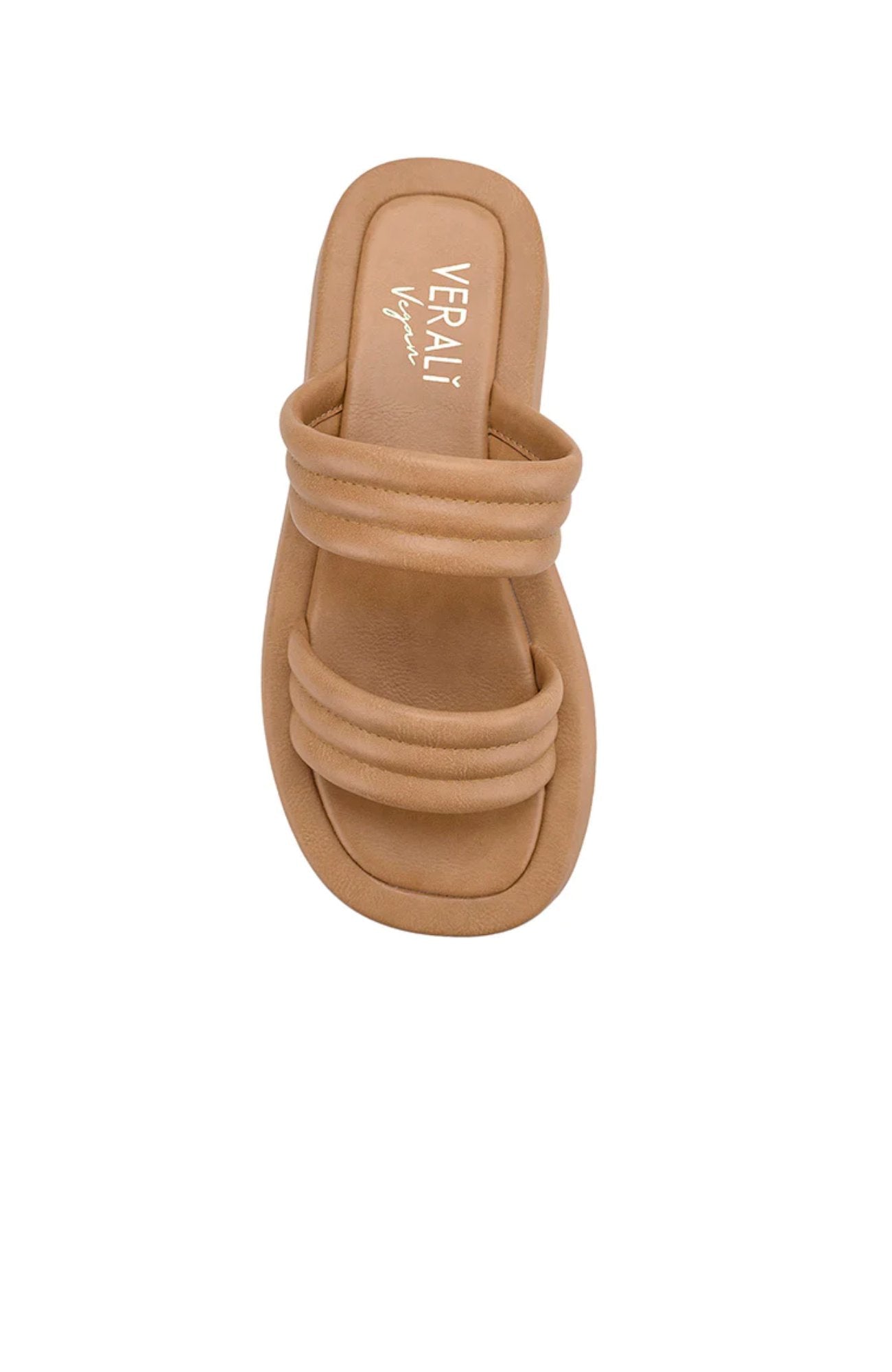 Boss Flatform Slides Caramel