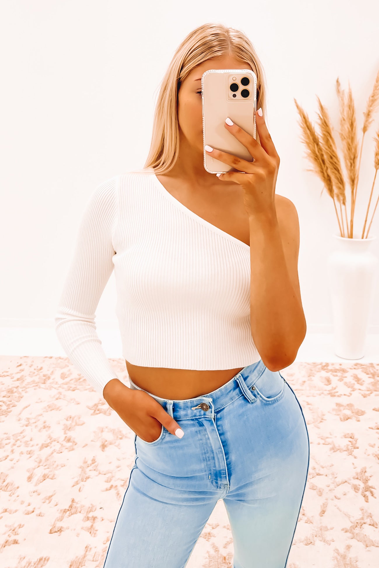 Alana Crop Top White