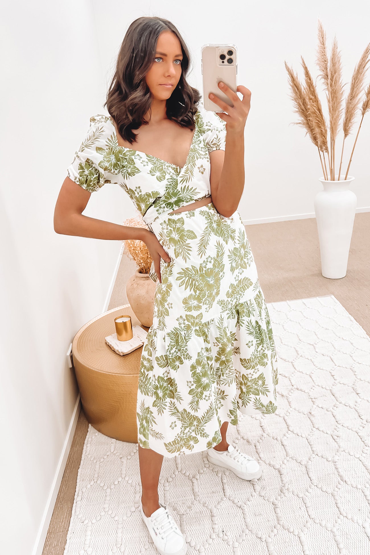 Alexa Midi Dress Green