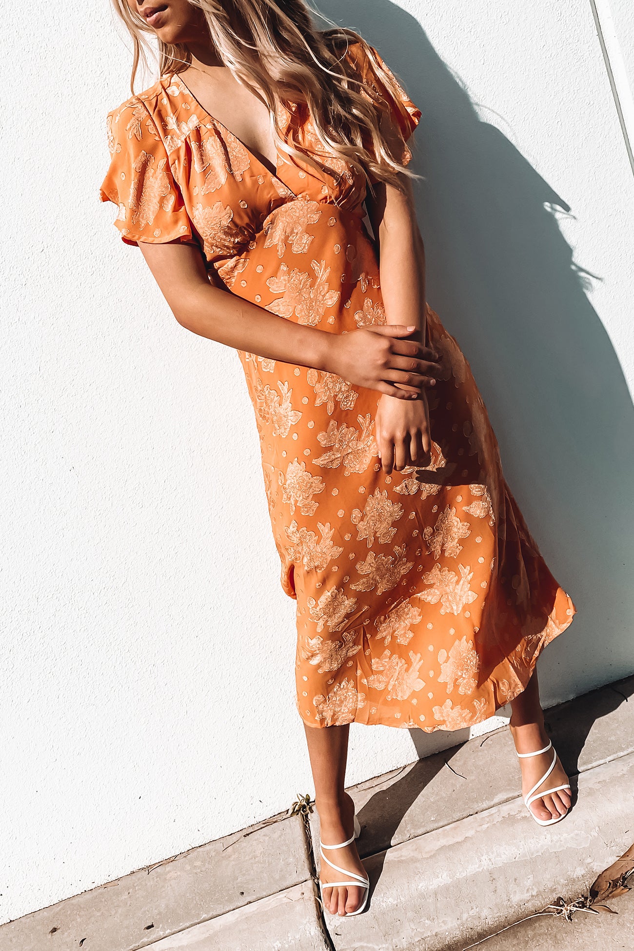 Alina Maxi Dress Orange