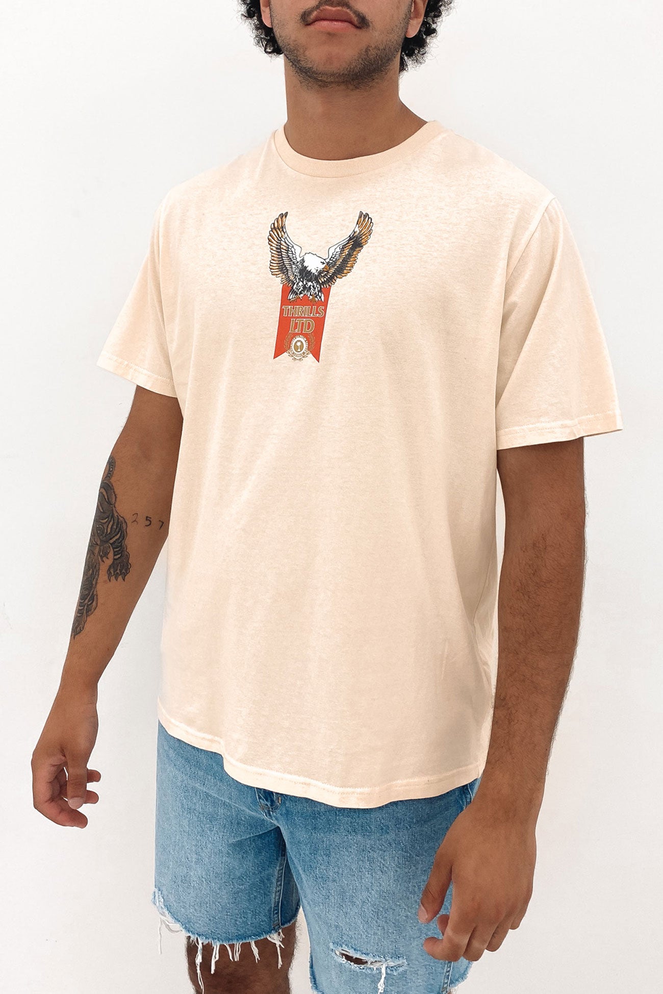 All For One Merch Fit Tee Heritage White