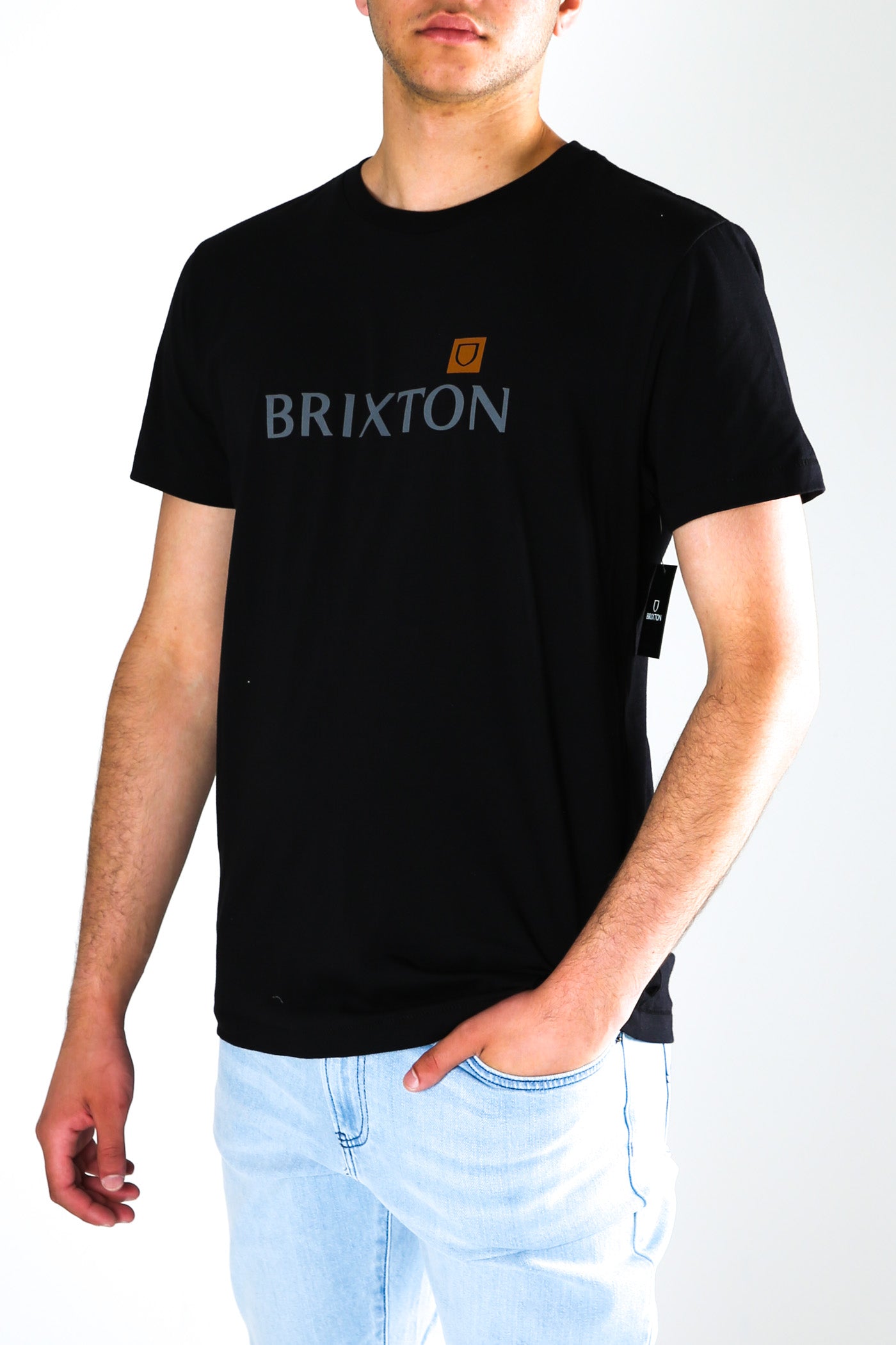 Alpha Shield Short Sleeve Tee Black