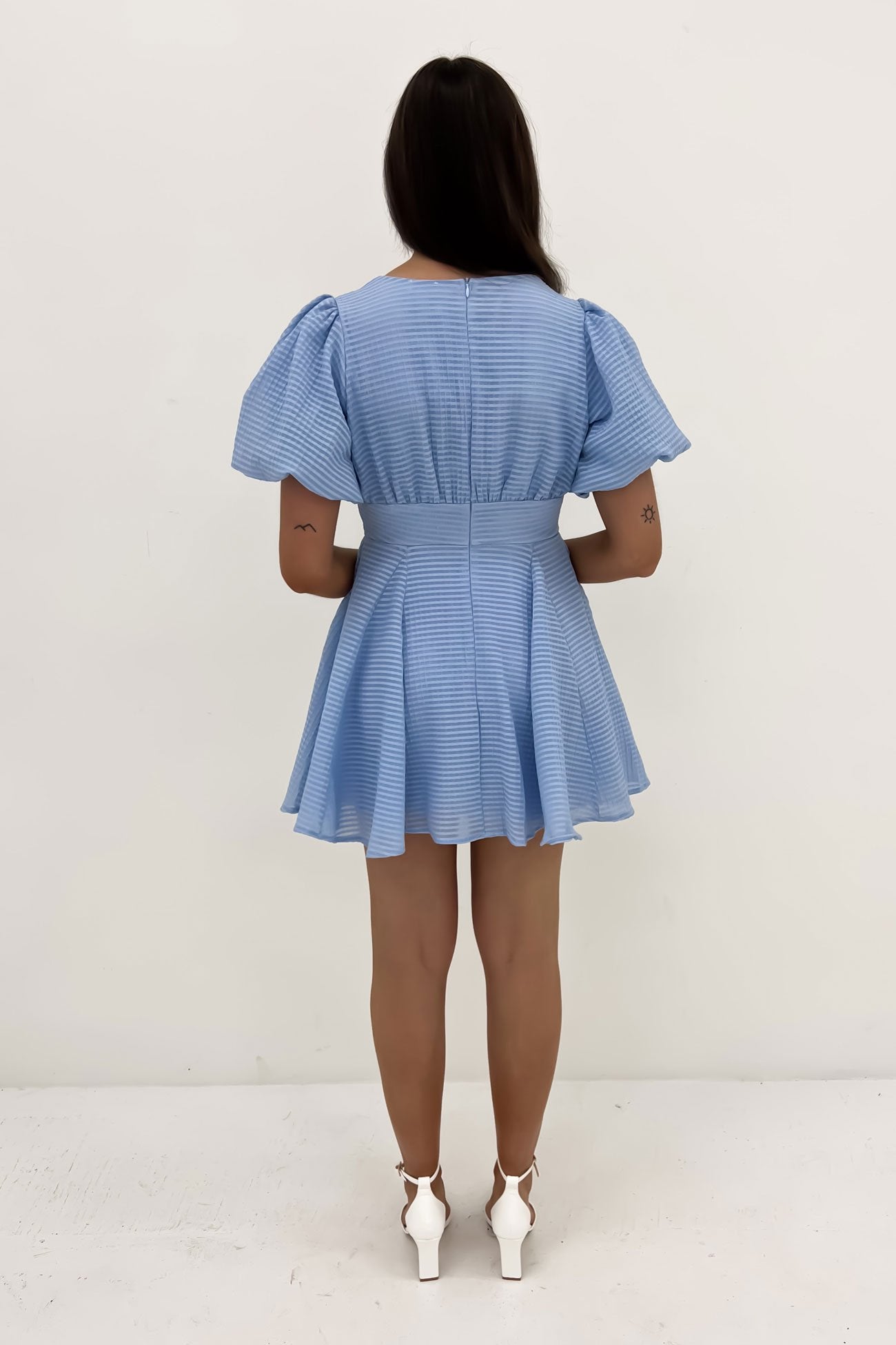 Amanda Mini Dress Blue