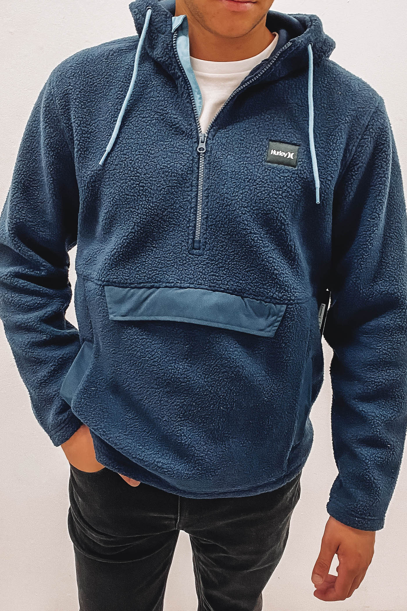 Anorak Sherpa Fleece Obsidian