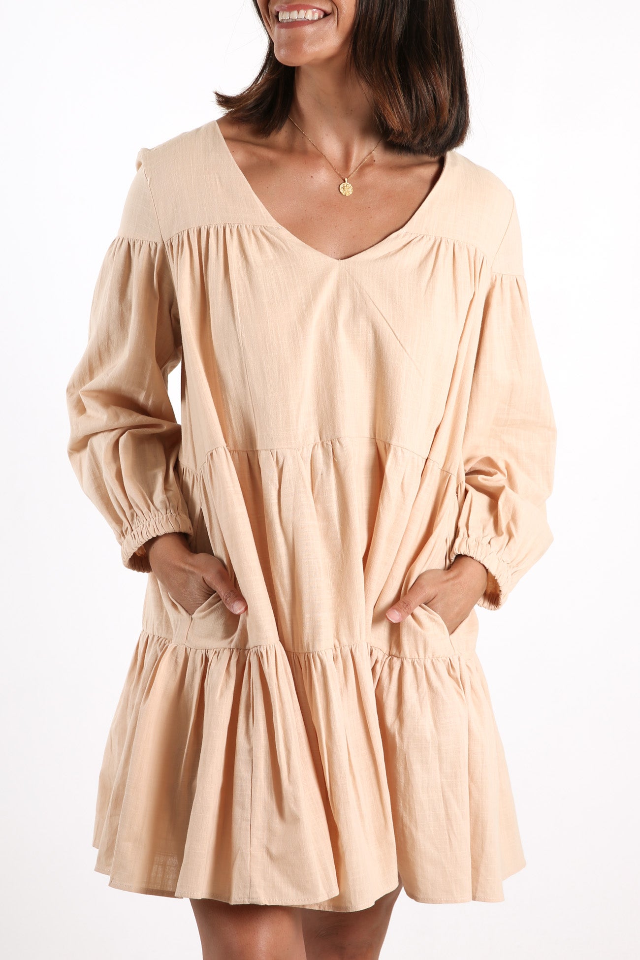 Arabella Dress Beige