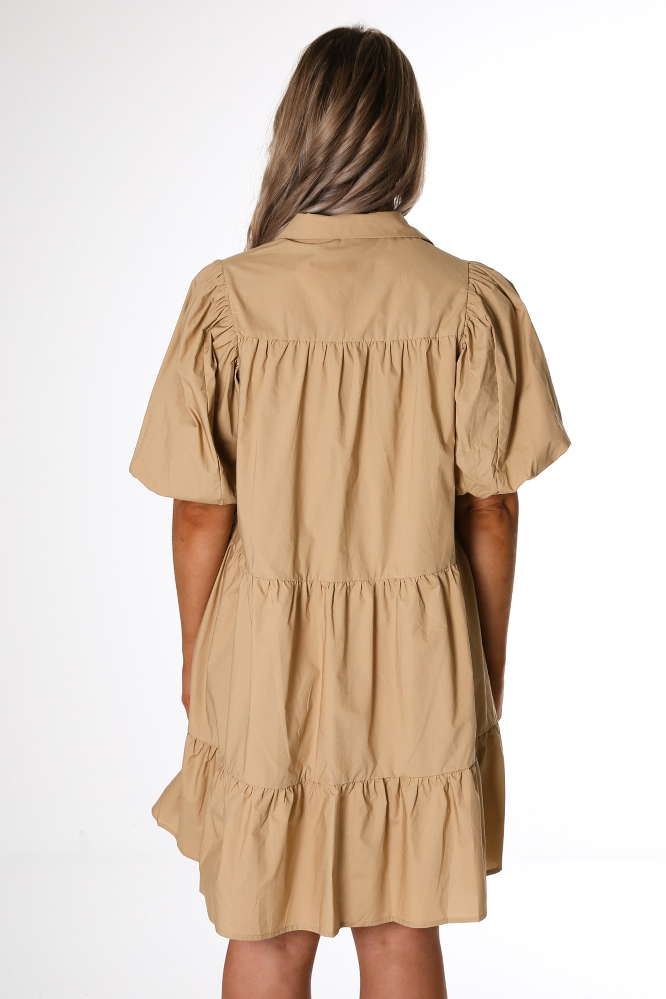 Atticus Mini Dress Tan