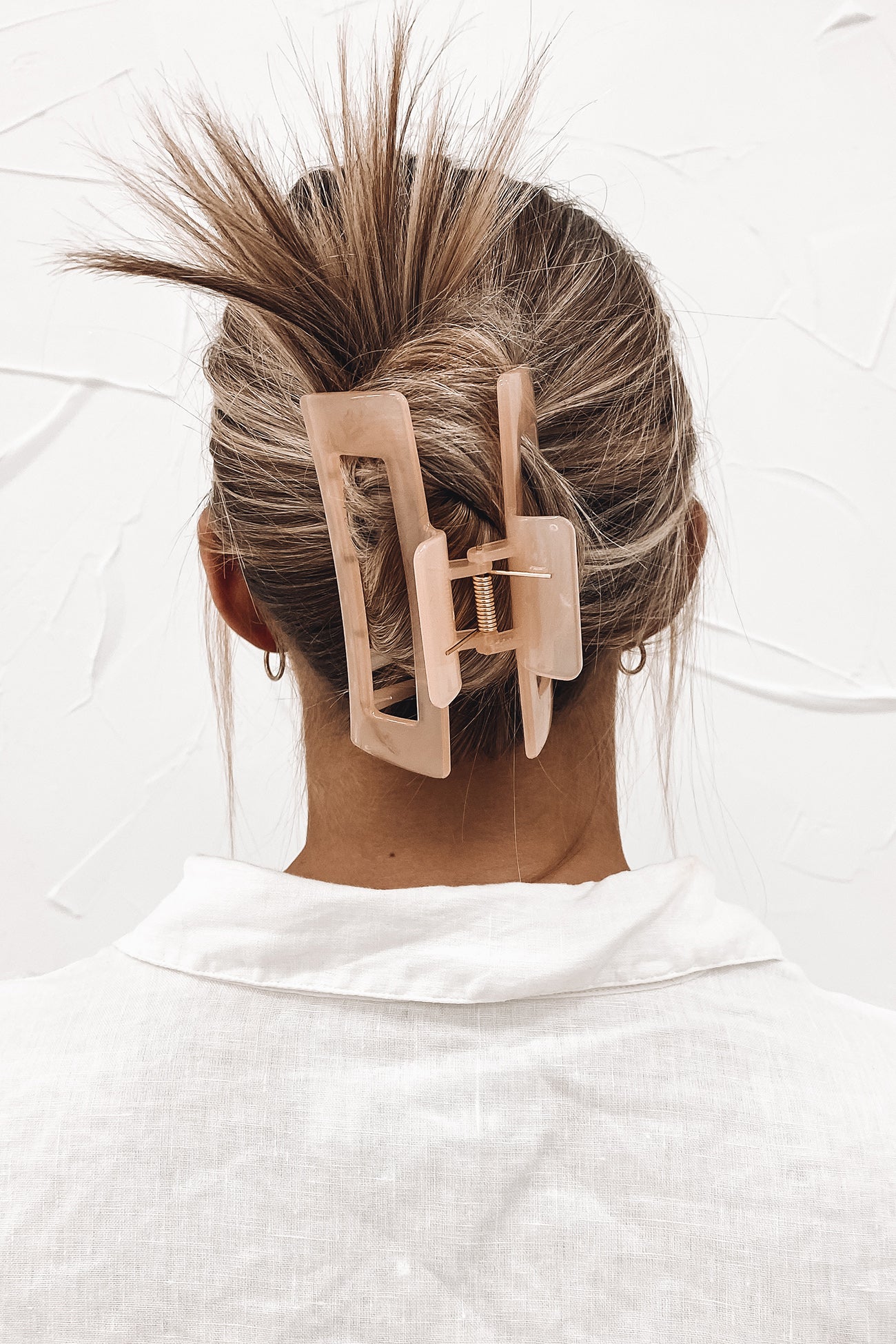 Aubree Claw Clip Peach