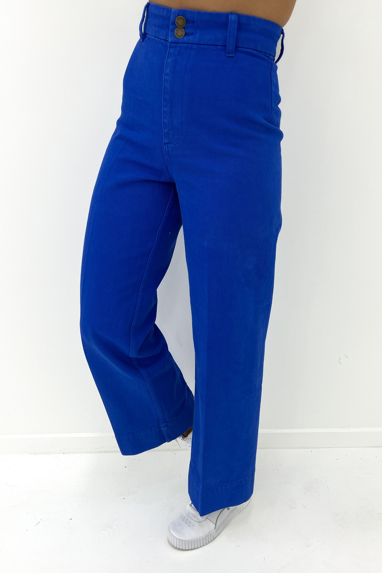 Belle Full Length Chino Lapis Blue