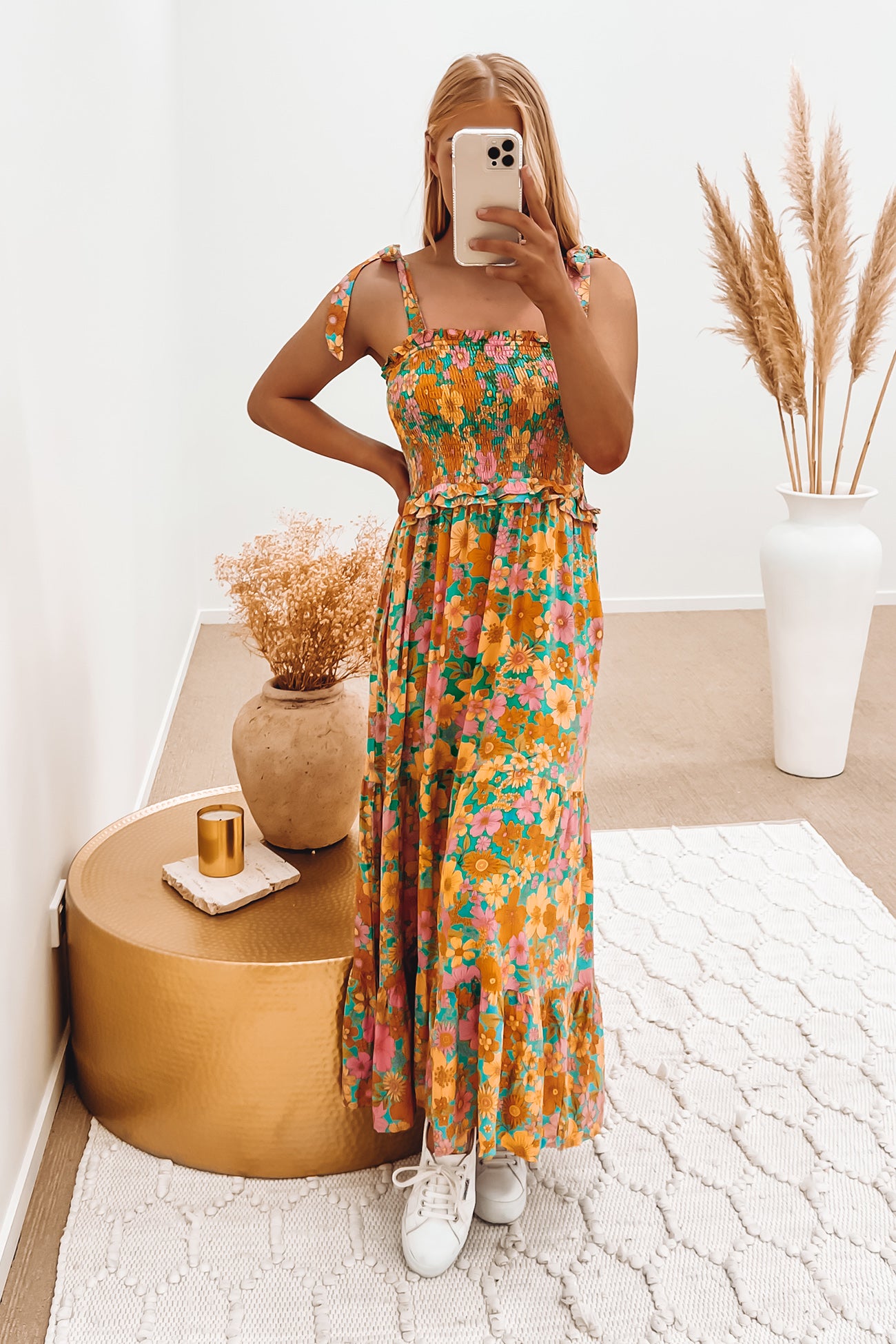 Bessie Midi Dress Floral