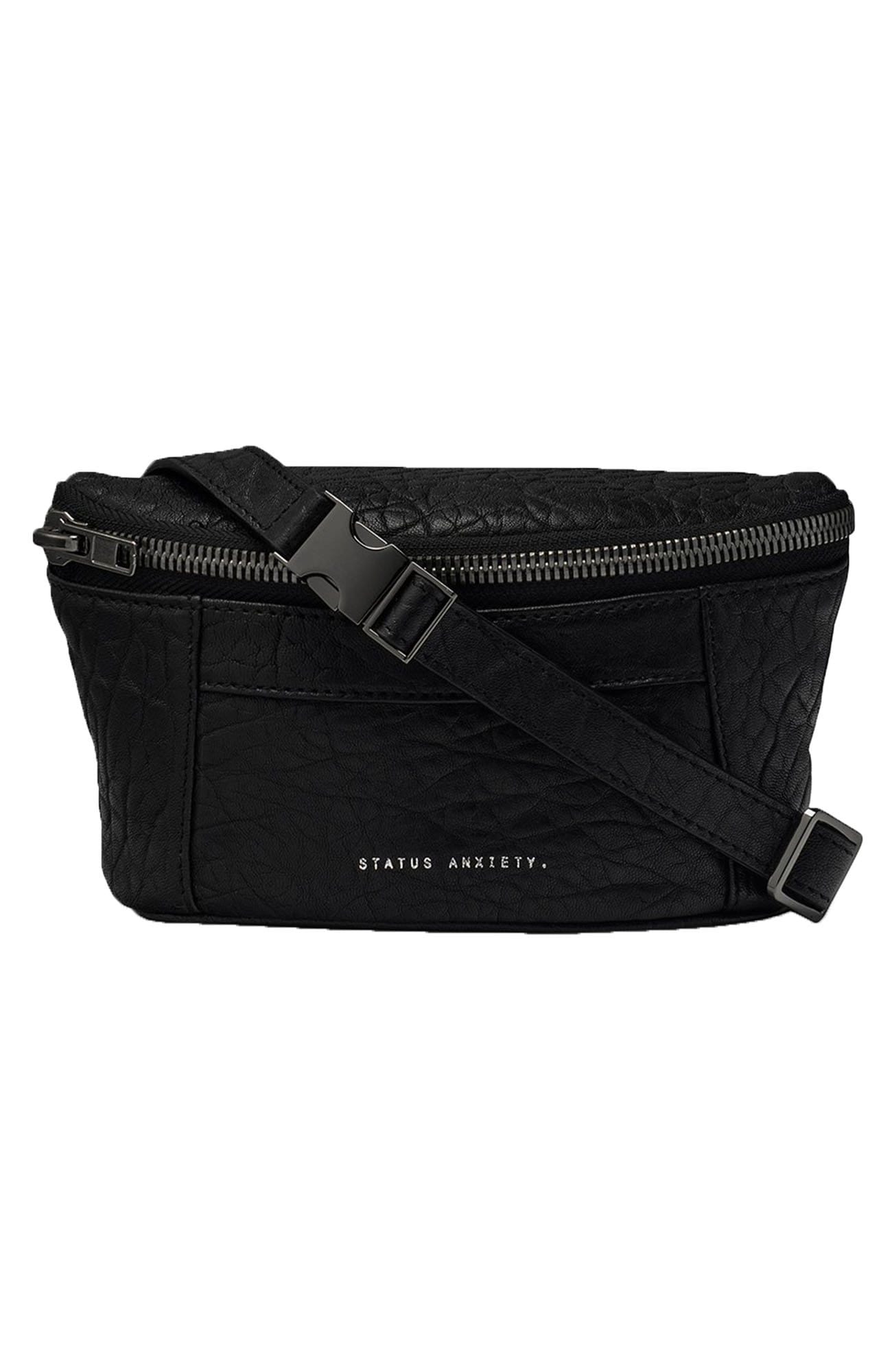 Best Lies Bum Bag Black Bubble Status Anxiety - Jean Jail