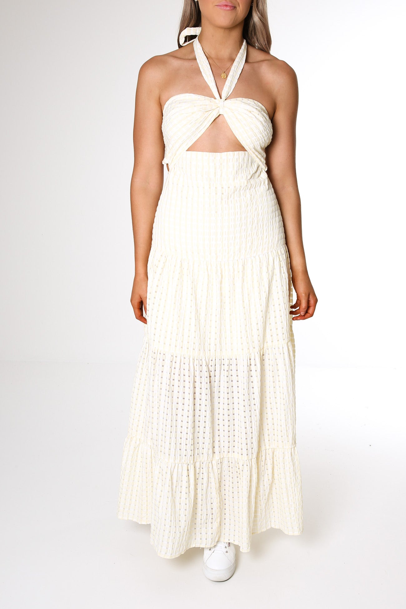 Blair Midi Dress Yellow