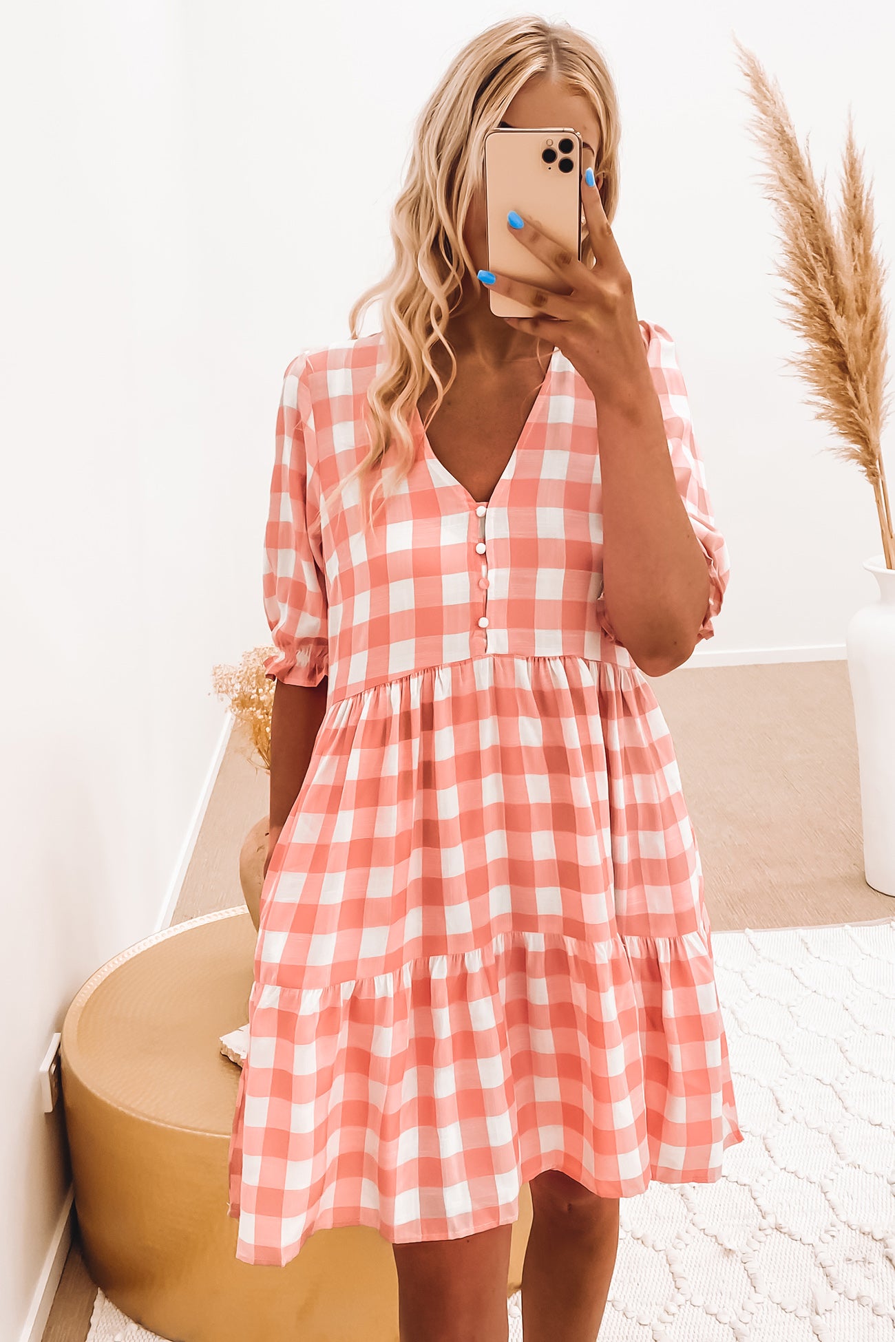 Boden Mini Dress Light Pink