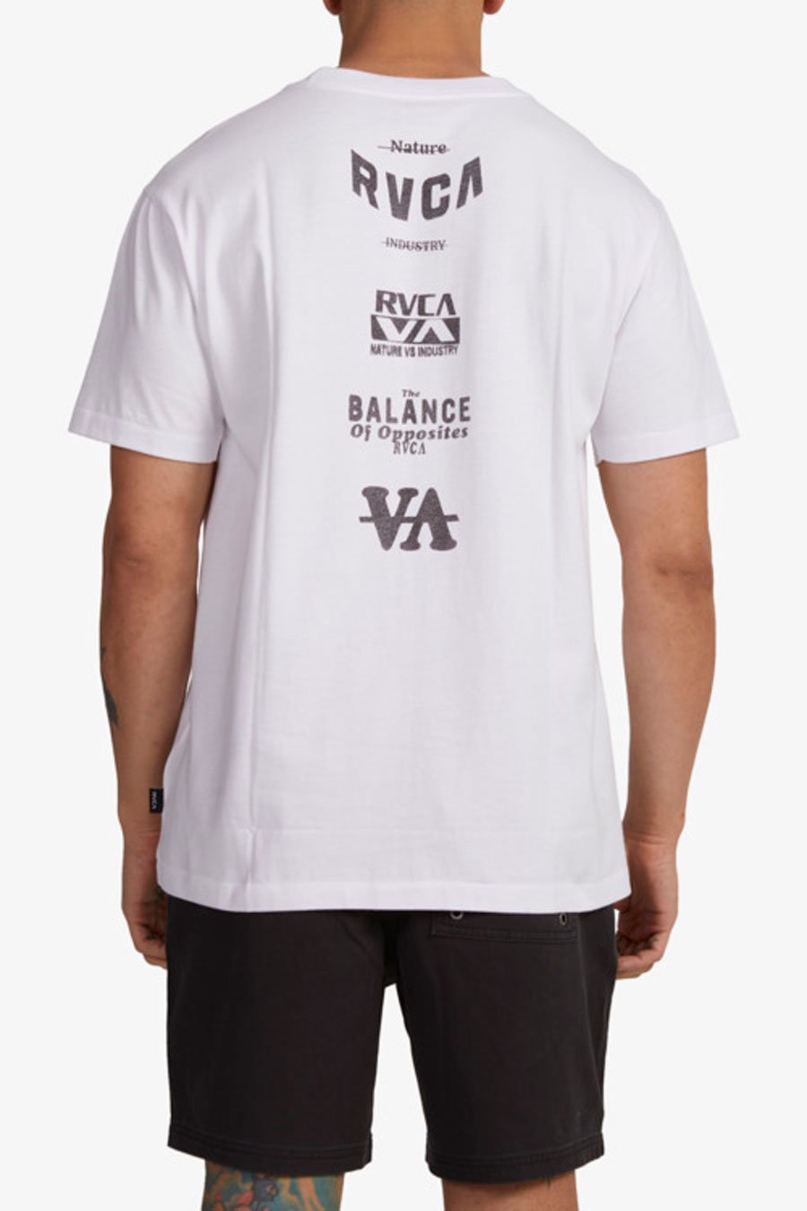 Branded Short Sleeve Tee White