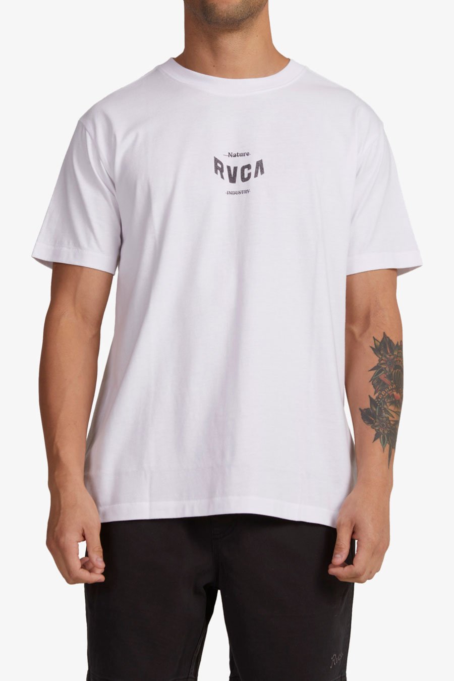 Branded Short Sleeve Tee White