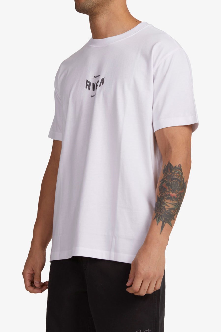 Branded Short Sleeve Tee White