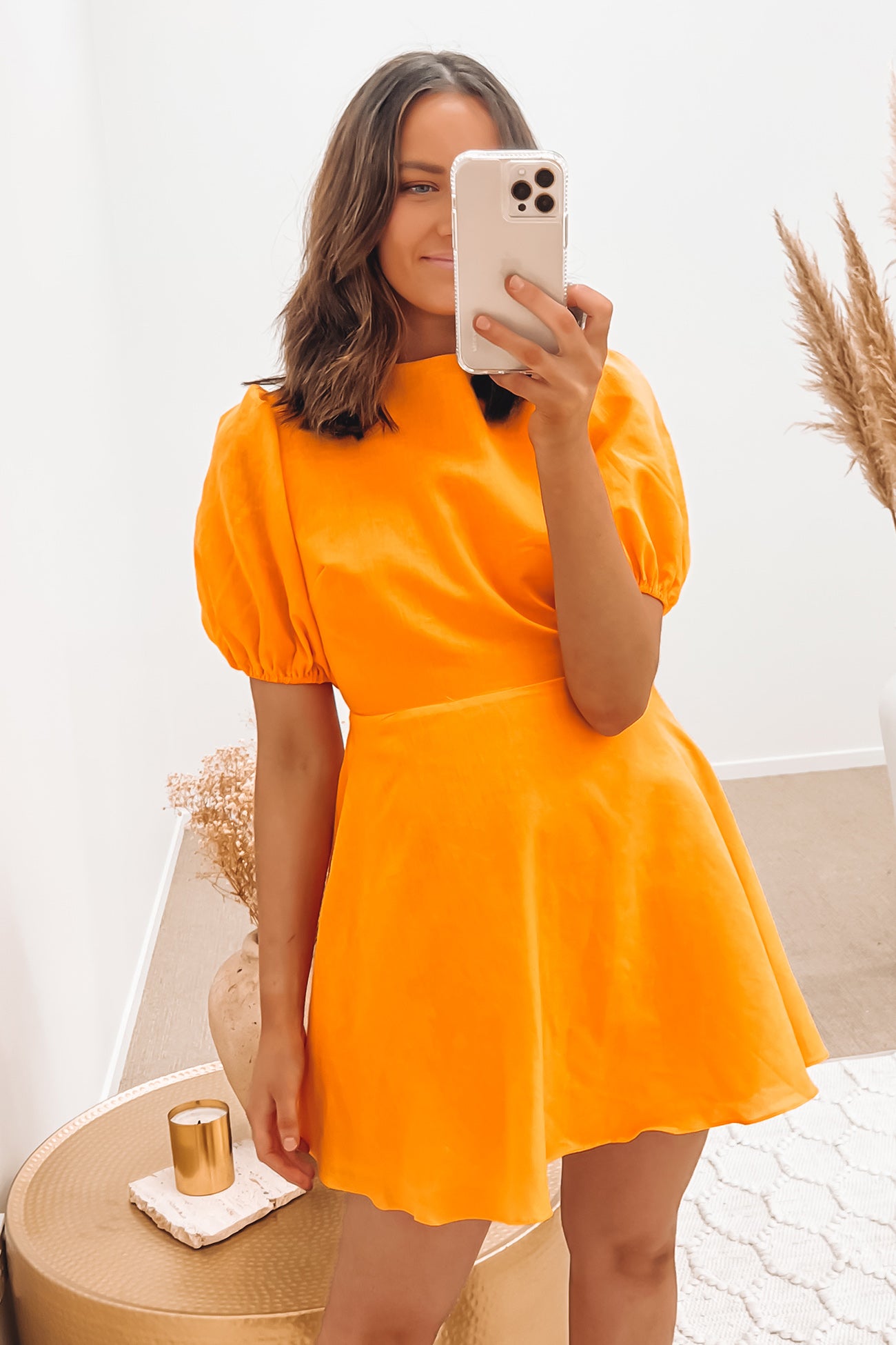 Bridget Mini Dress Orange