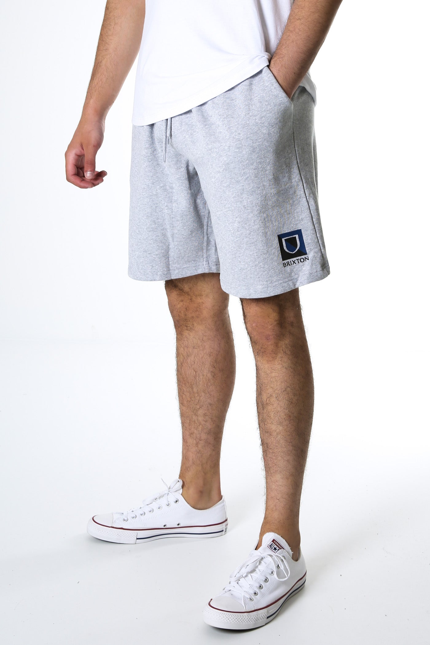 Beta Split Fleece Short Heather Grey