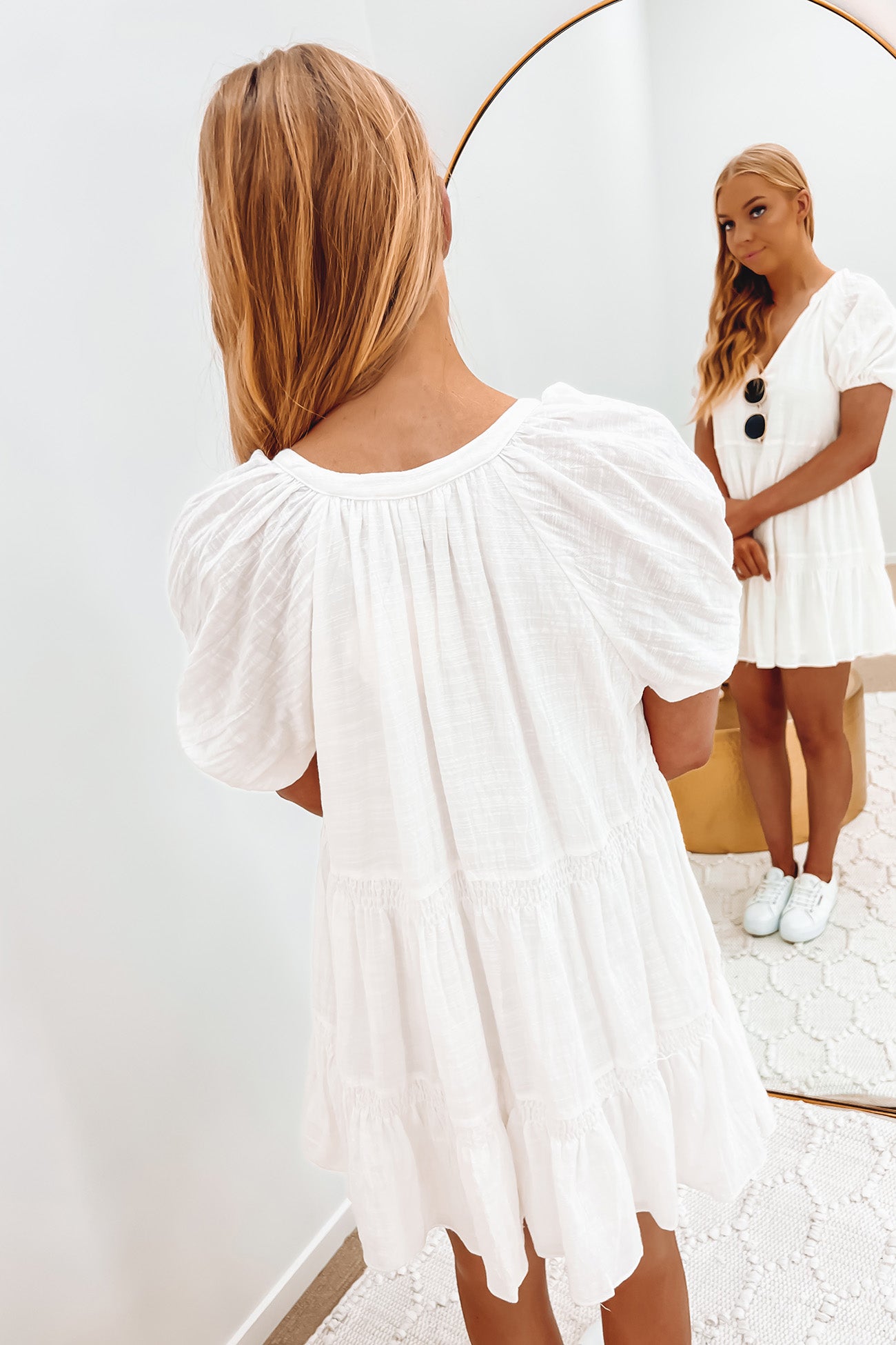 Bryce Mini Dress White