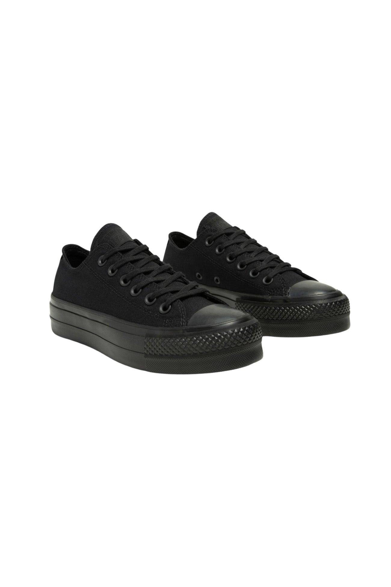 Chuck Taylor All Star Canvas Lift Low Top Black Black