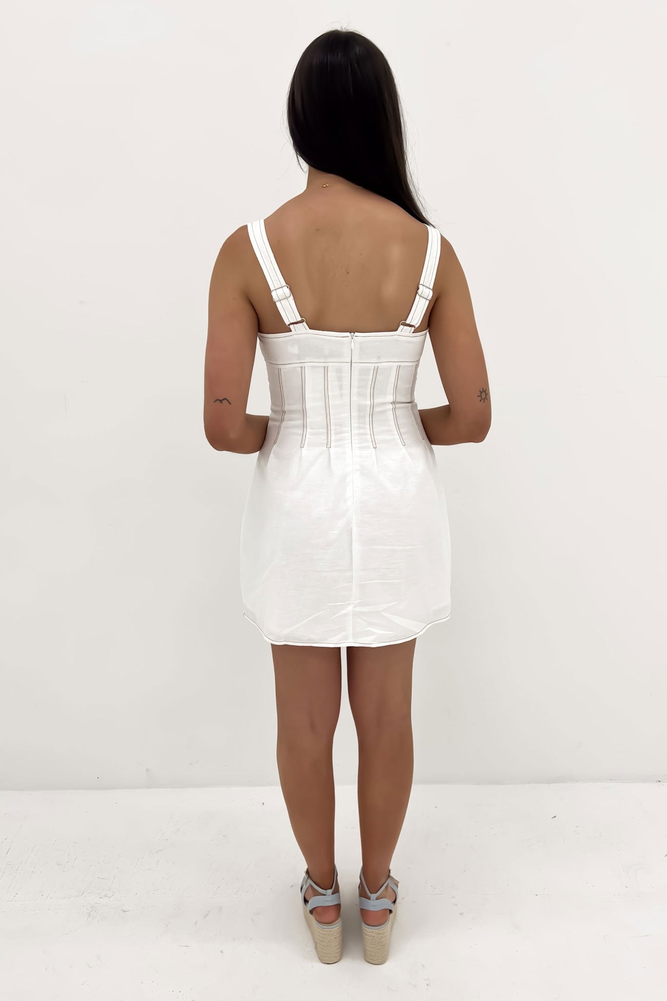 Caelius Mini Dress White