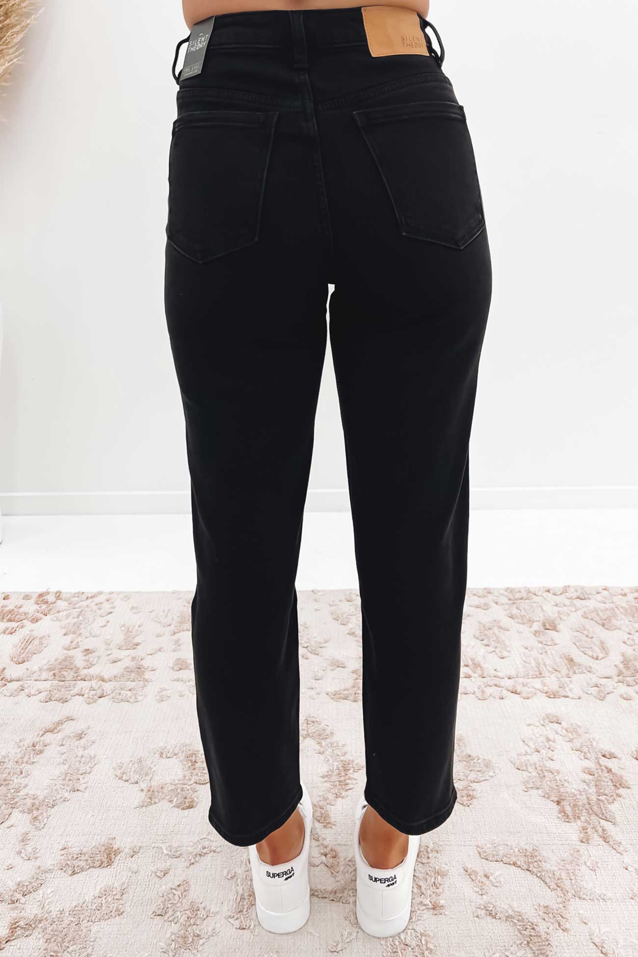 Cali Straight Jean Midnight Black