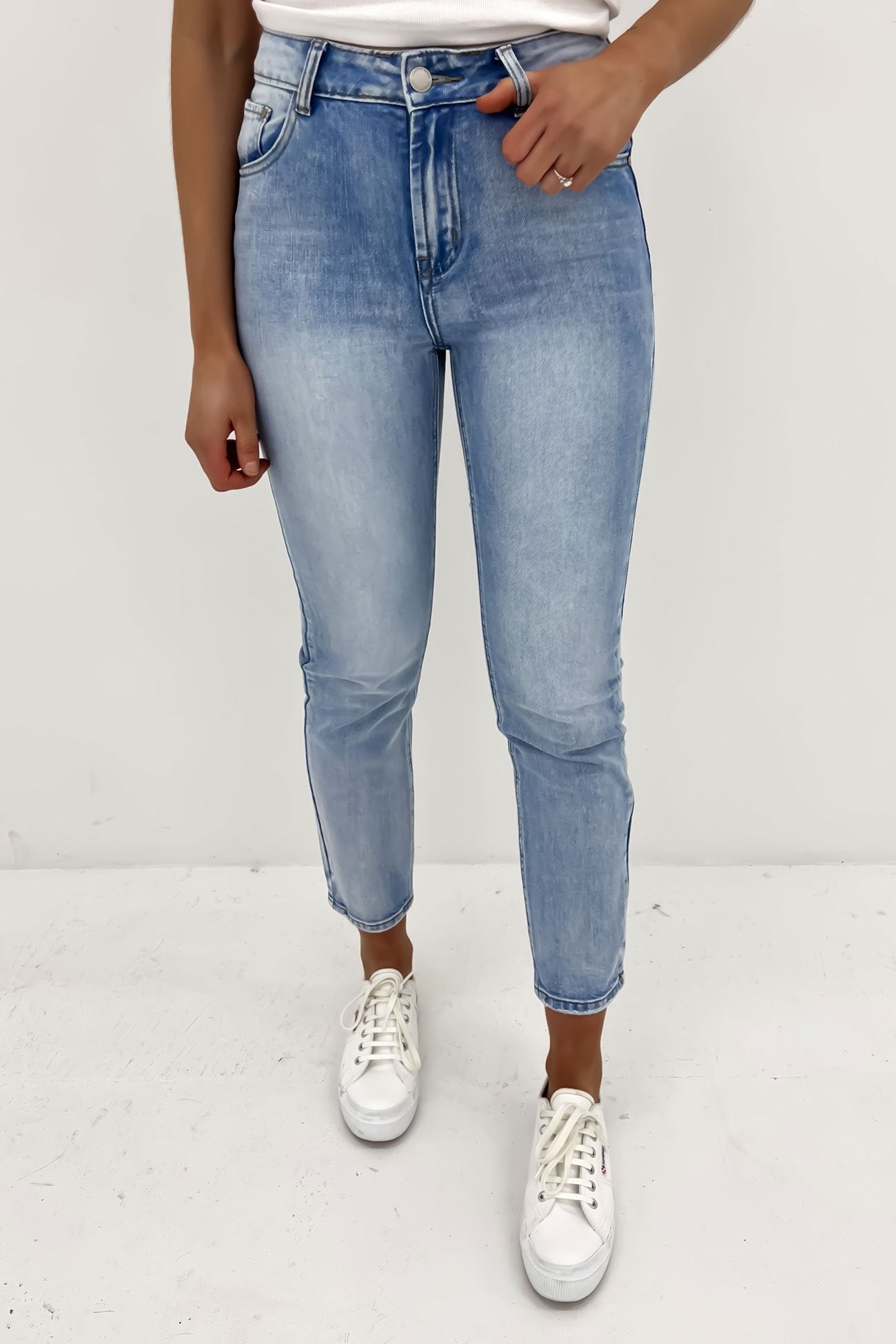 Callie Mom Jean Blue