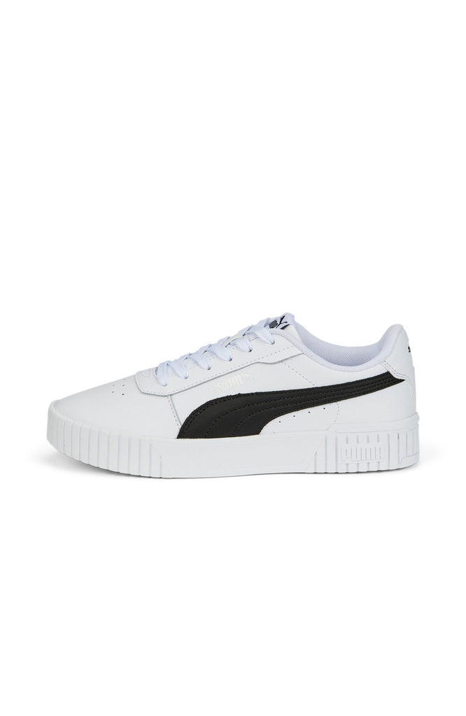 Carina 2.0 Leather Sneaker Puma White Black Jean Jail